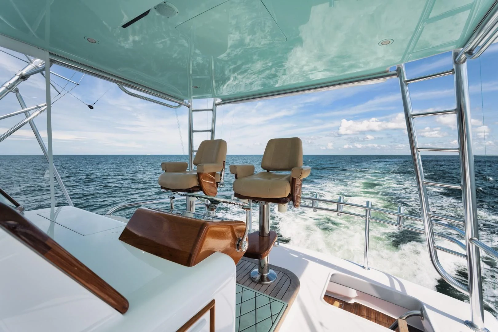 a boat on the water aboard PAST TIME Yacht for Sale