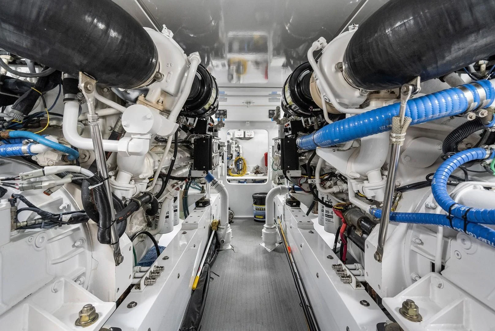 a close-up of a machine aboard PAST TIME Yacht for Sale