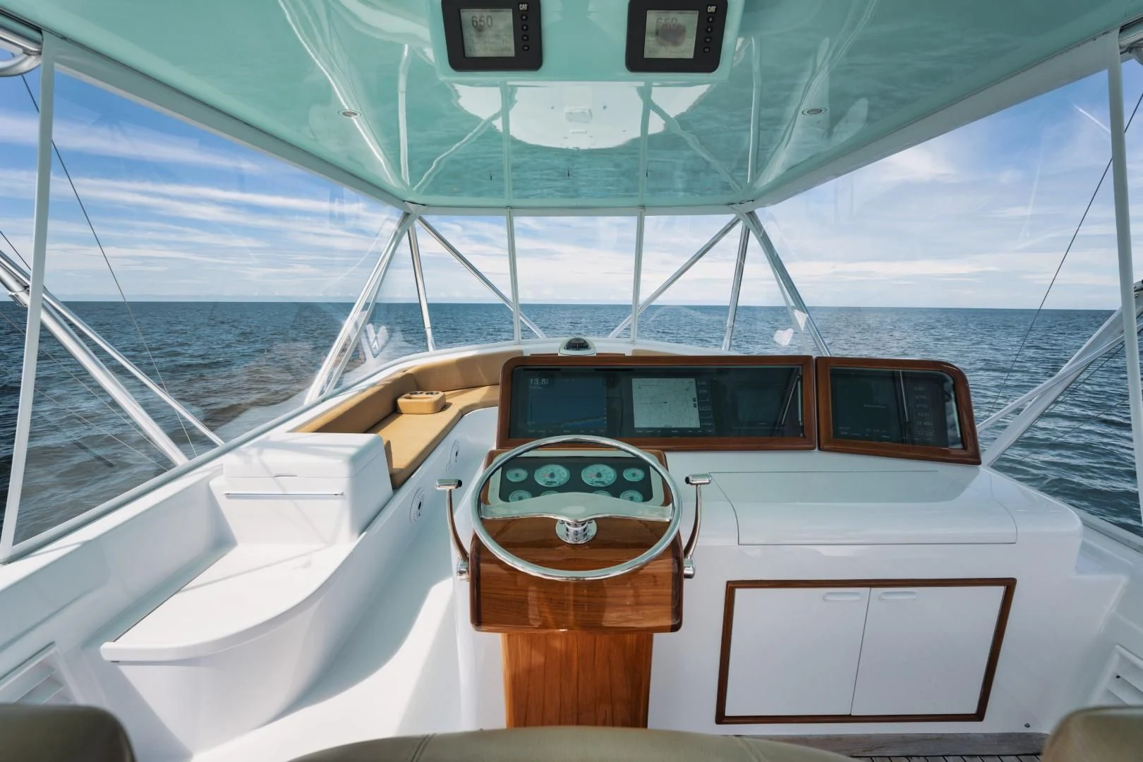 a boat on the water aboard PAST TIME Yacht for Sale