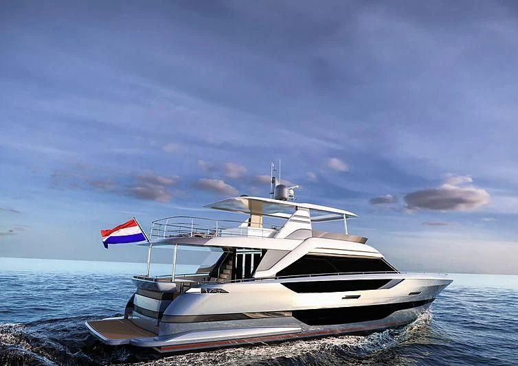 a boat on the beach aboard DUTCH FALCON Yacht for Sale