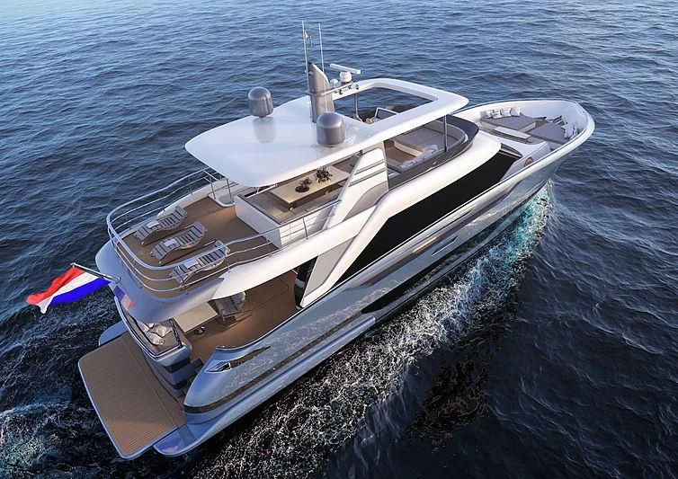a boat on the water aboard DUTCH FALCON Yacht for Sale