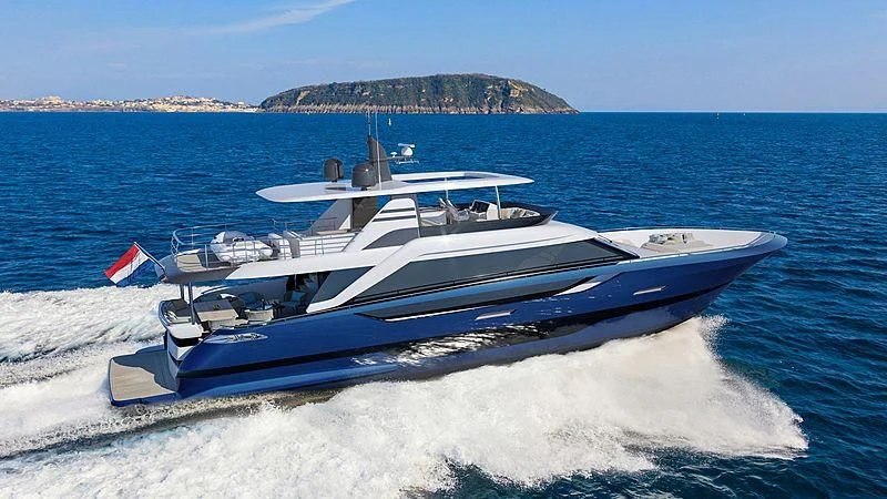 a boat on the water aboard DUTCH FALCON Yacht for Sale