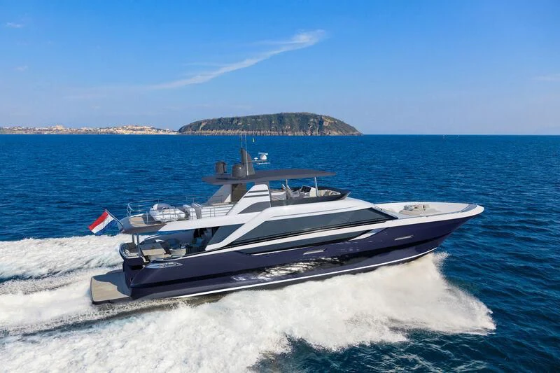 a boat on the water aboard DUTCH FALCON Yacht for Sale