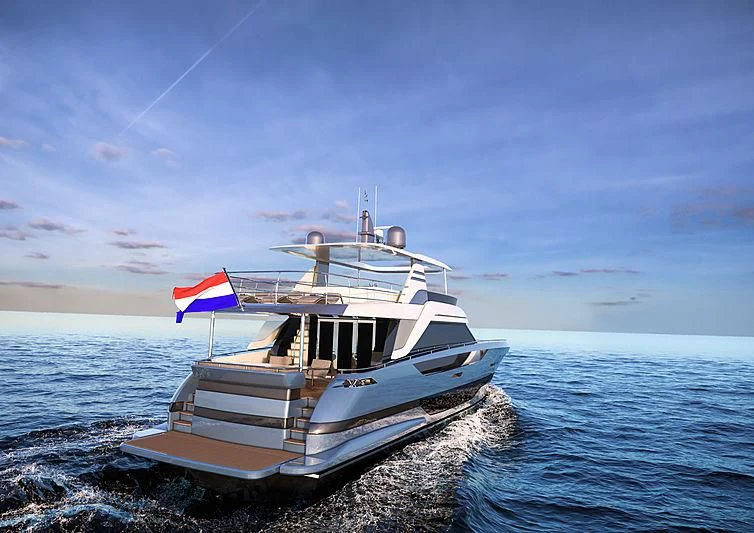 a boat on the beach aboard DUTCH FALCON Yacht for Sale
