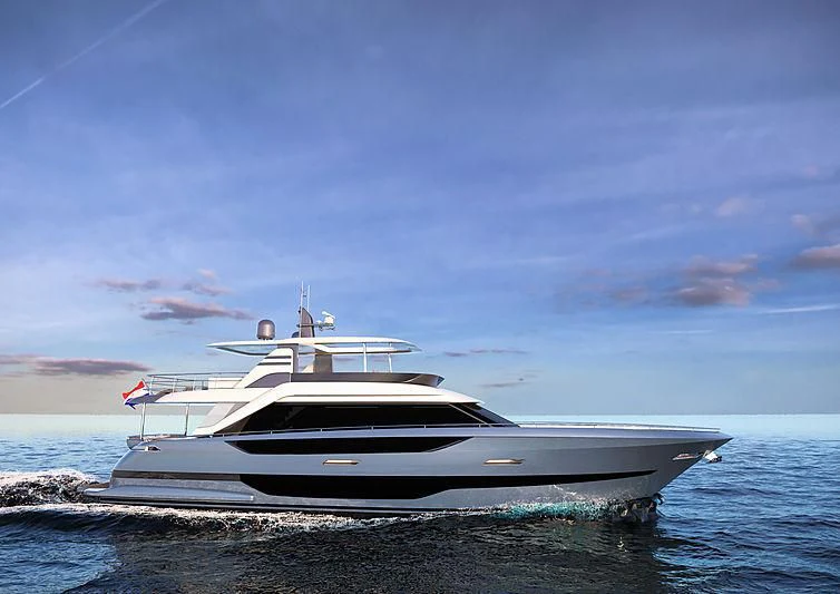 a boat on the beach aboard DUTCH FALCON Yacht for Sale