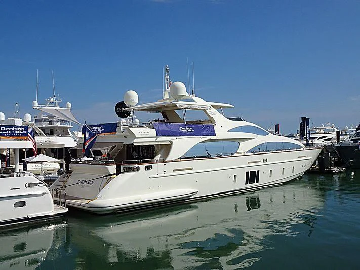 a group of boats docked aboard INSIEME Yacht for Sale