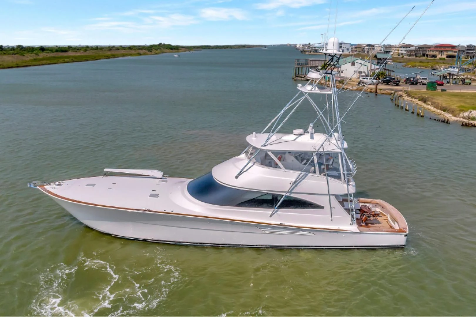 a boat in the water aboard POZO SECO Yacht for Sale