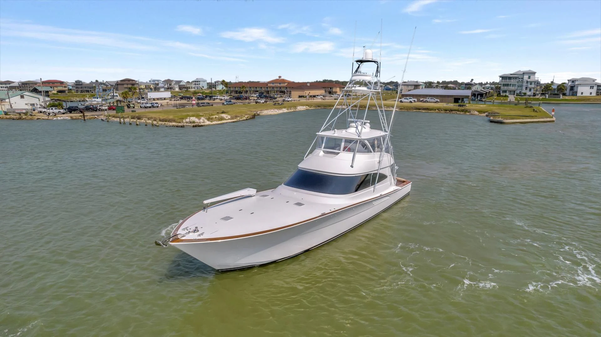 a boat in the water aboard POZO SECO Yacht for Sale
