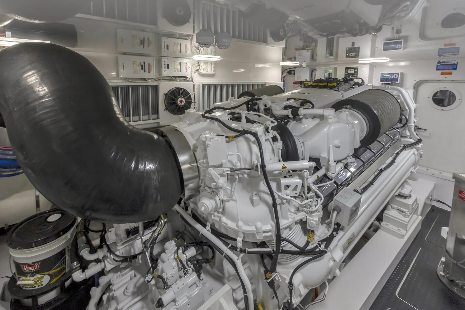 a machine with a large metal cylinder aboard POZO SECO Yacht for Sale