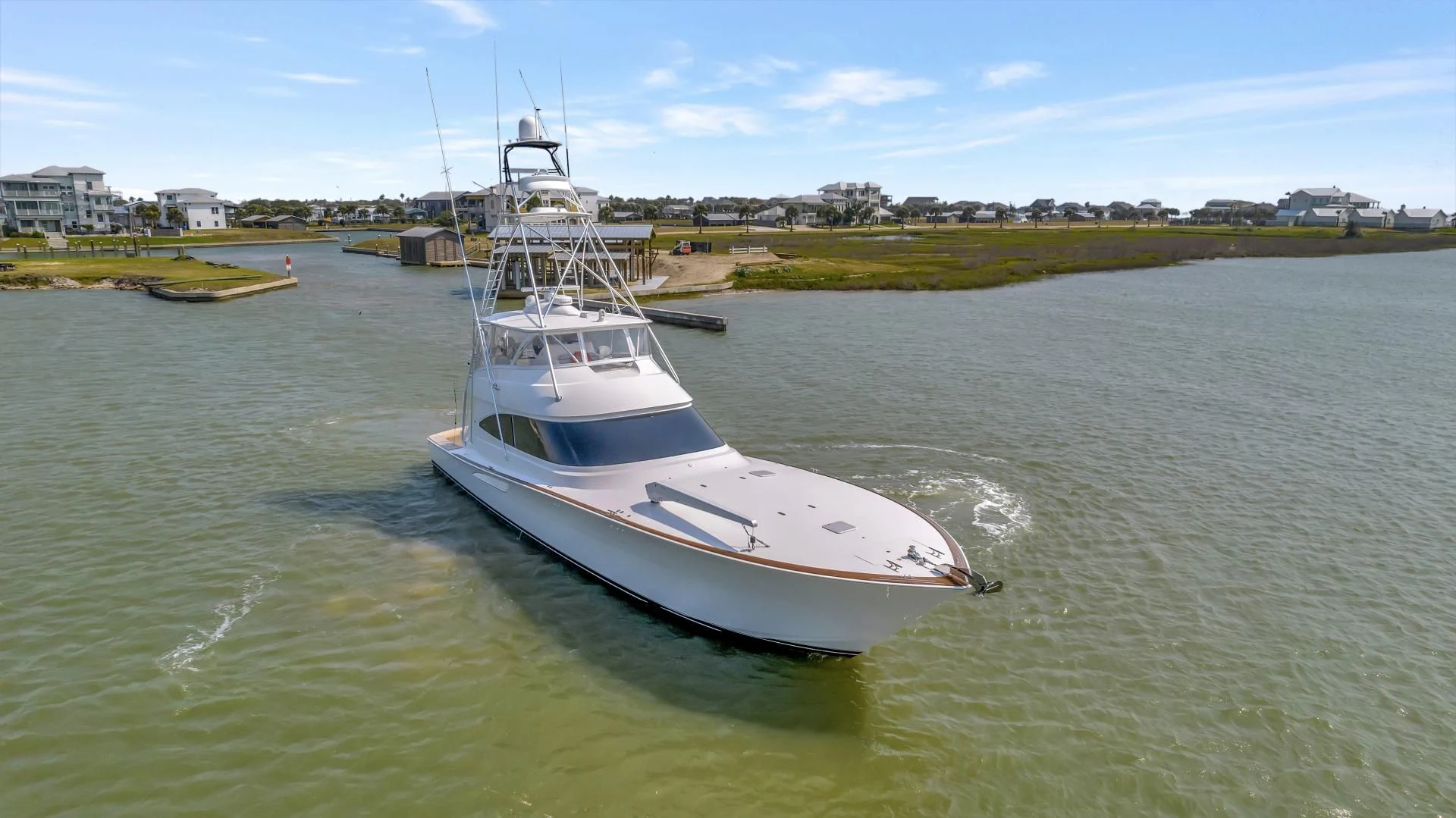 a boat in the water aboard POZO SECO Yacht for Sale