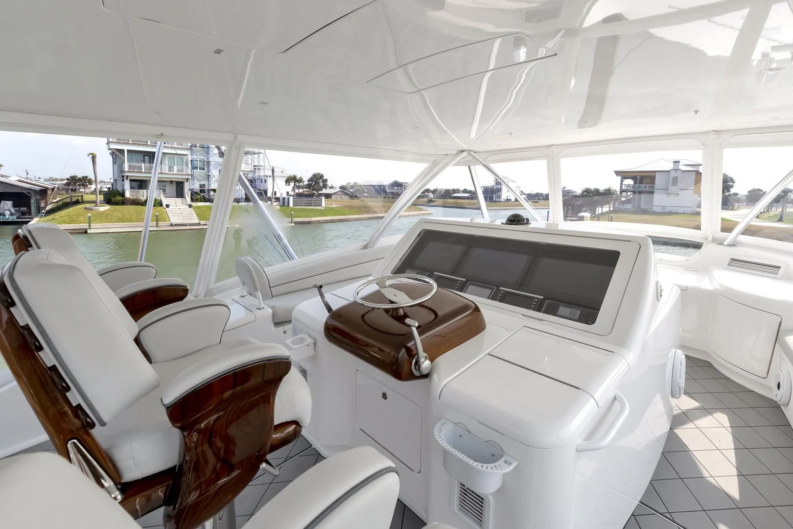 inside of a car aboard POZO SECO Yacht for Sale