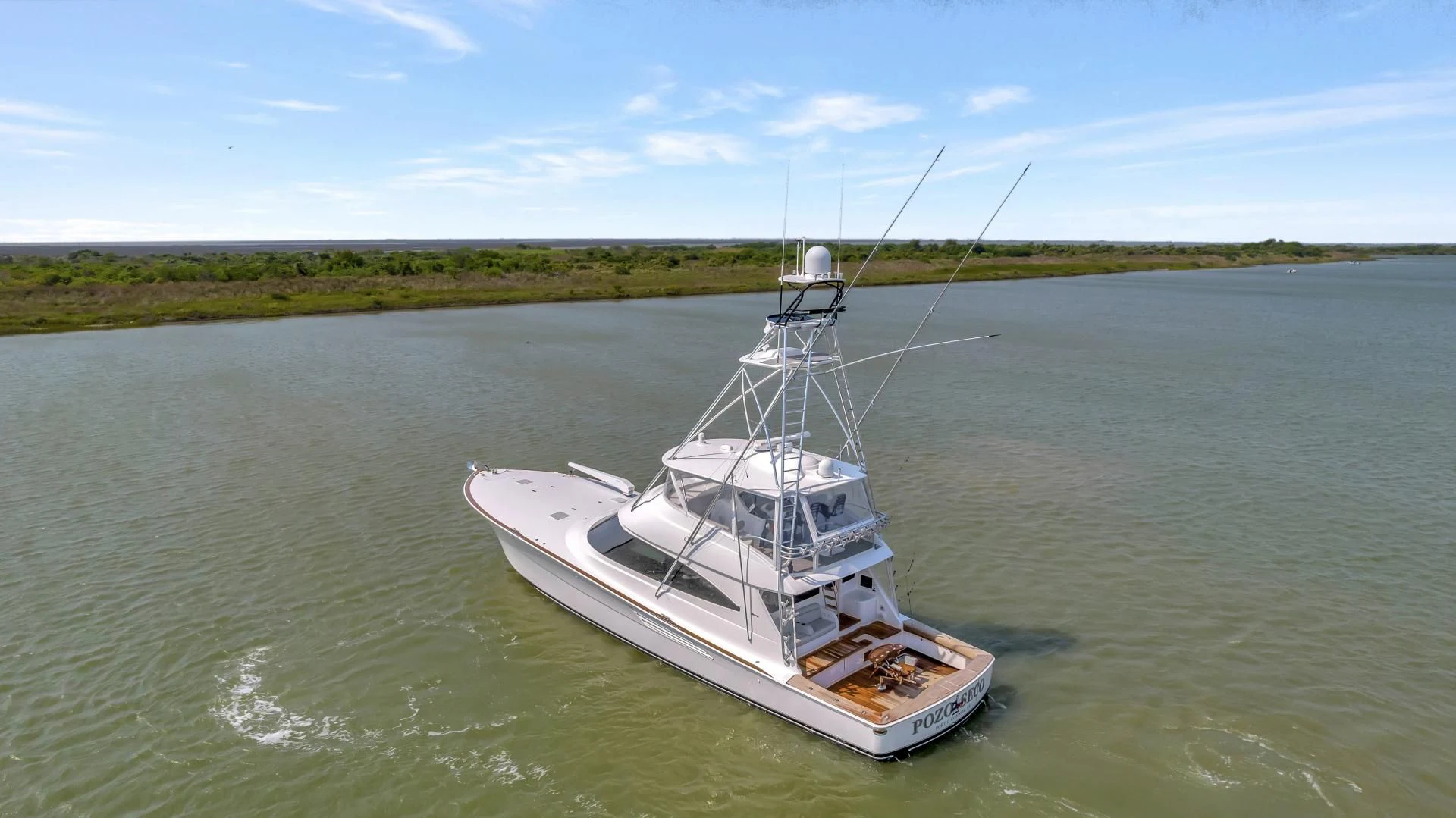 a boat in the water aboard POZO SECO Yacht for Sale