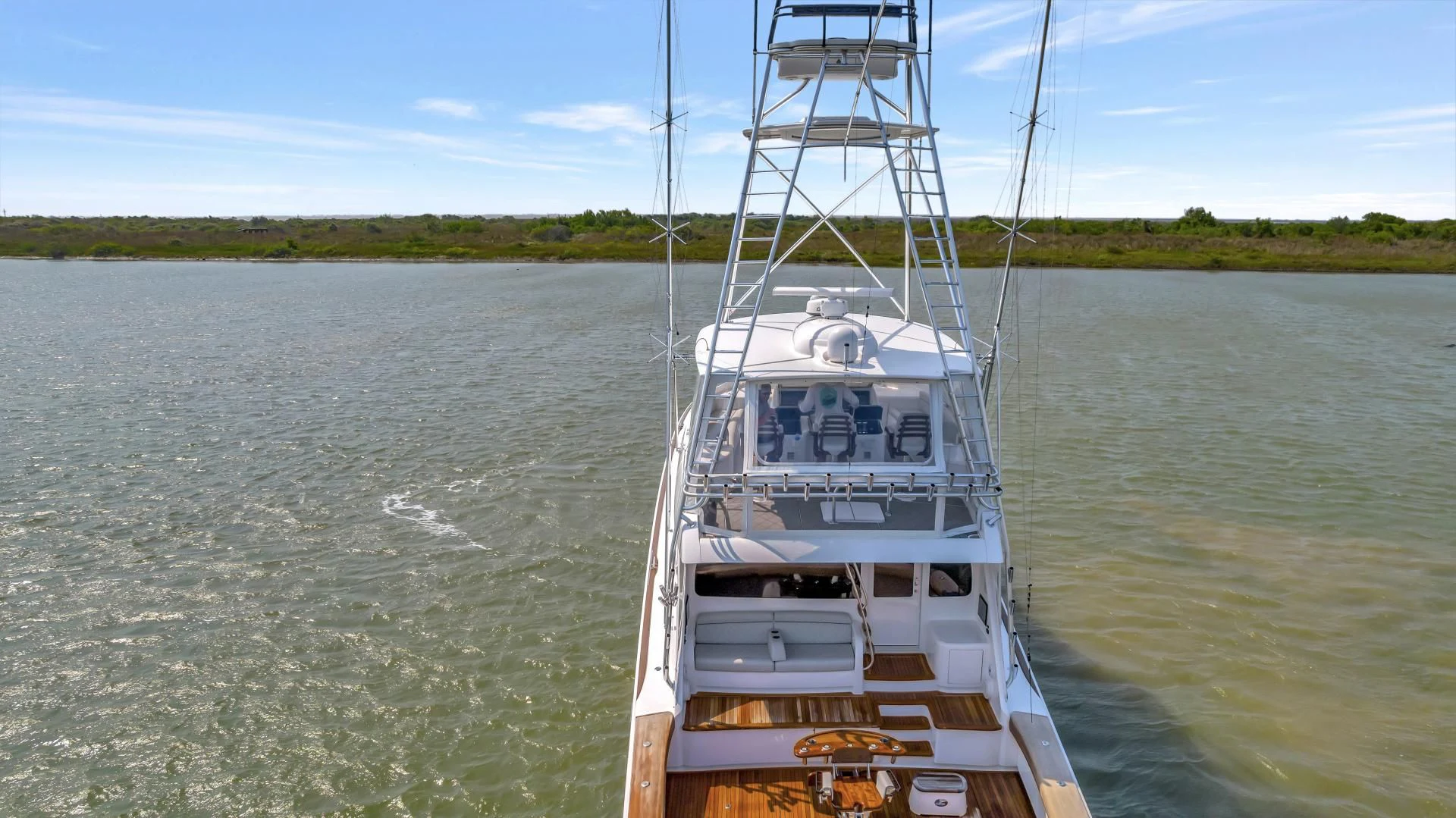 a boat on the water aboard POZO SECO Yacht for Sale