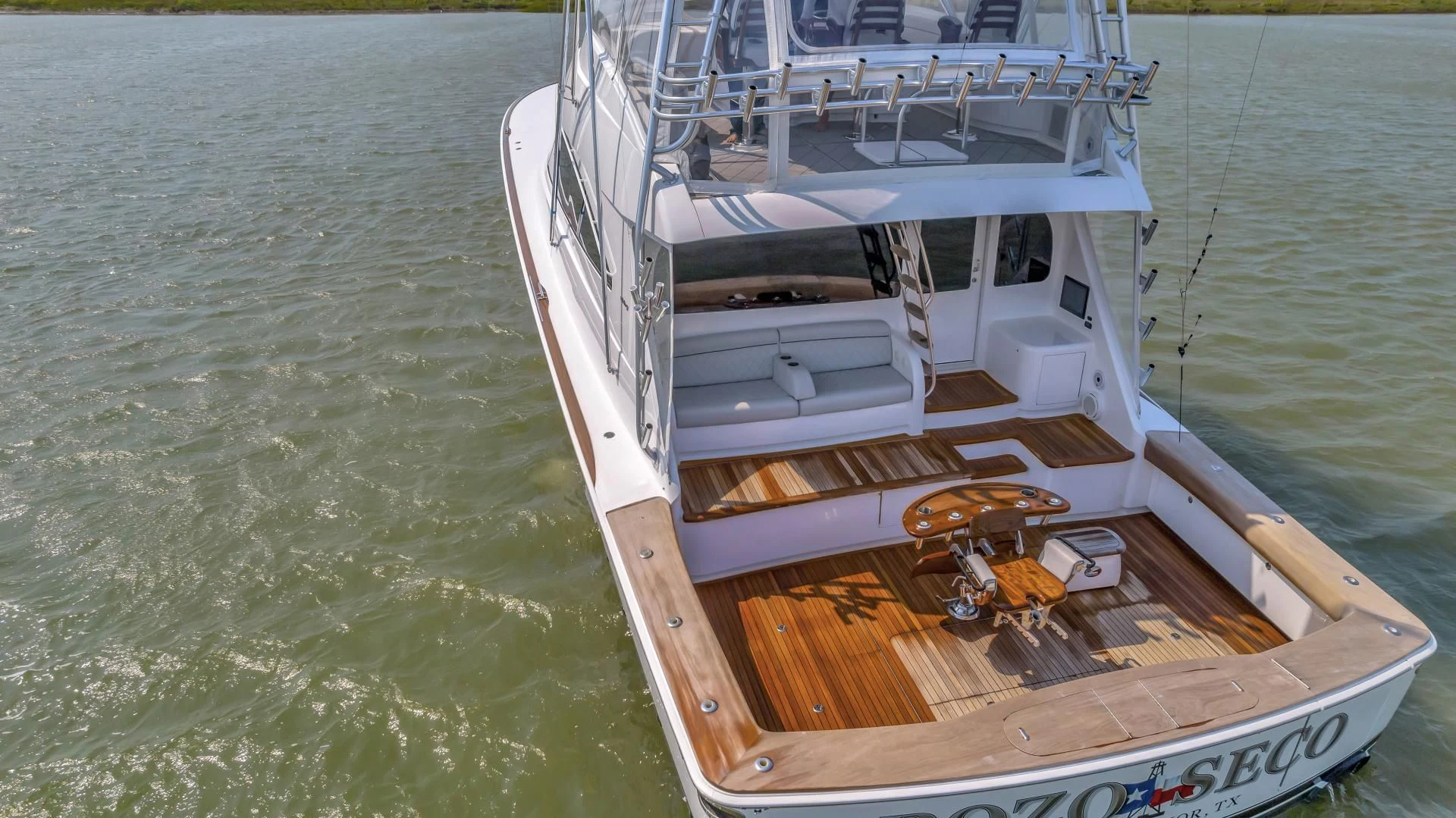 a boat on the water aboard POZO SECO Yacht for Sale