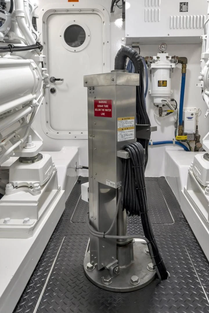 a machine with a black handle aboard POZO SECO Yacht for Sale