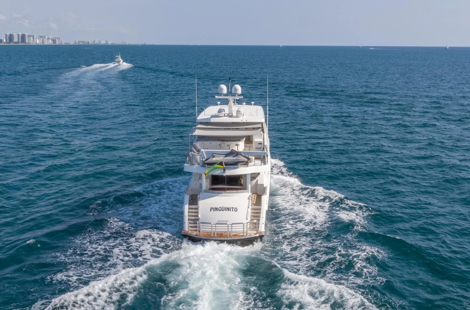 a boat on the water aboard PINGUINITO Yacht for Sale
