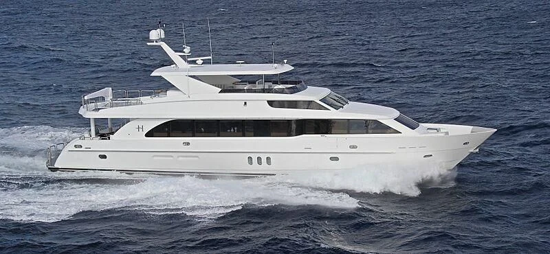 a white yacht on the water aboard PINGUINITO Yacht for Sale