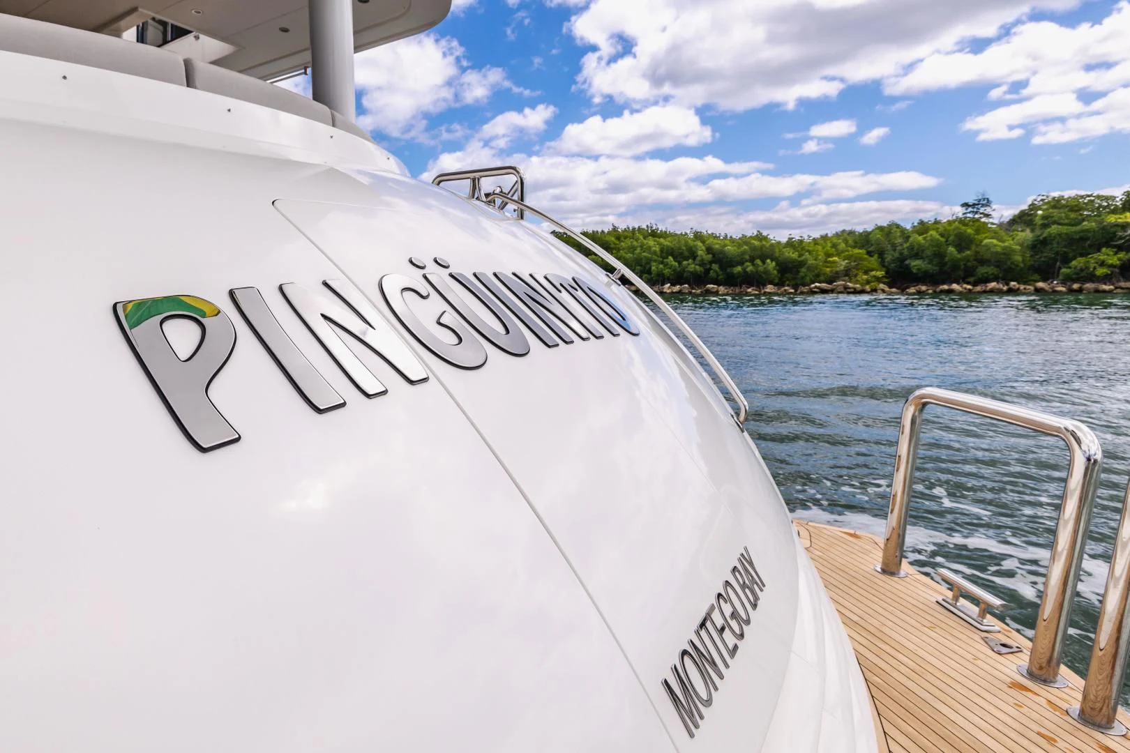 a boat on the water aboard PINGUINITO Yacht for Sale