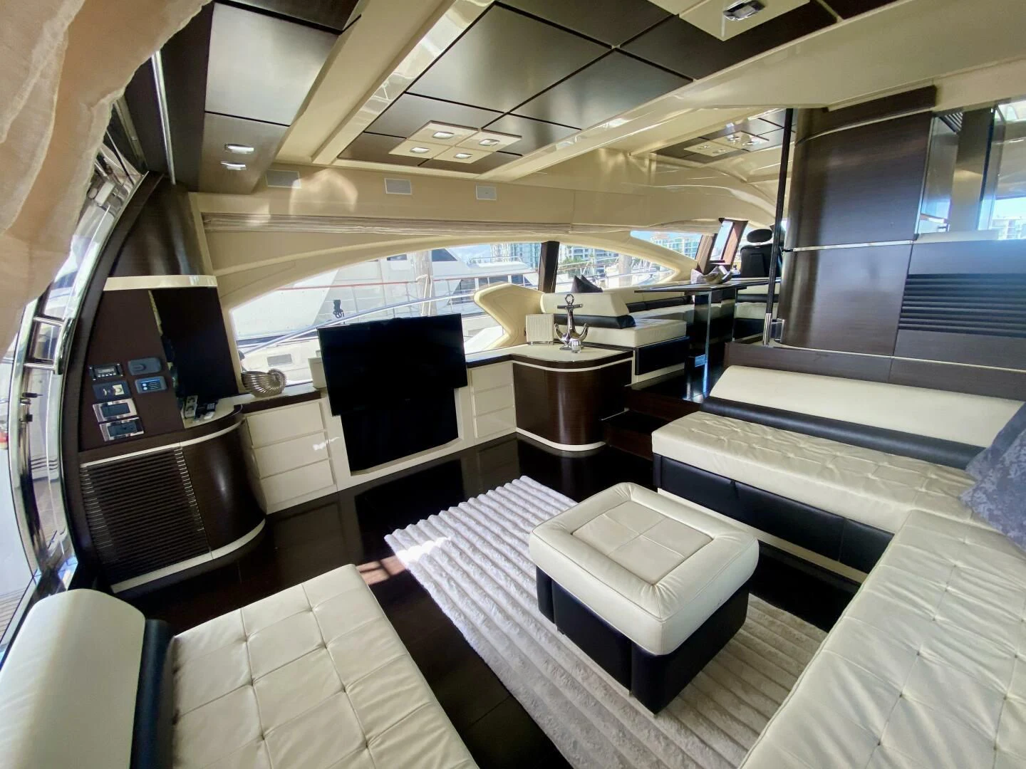 inside of a vehicle aboard SOMEWHERE I BELONG Yacht for Sale