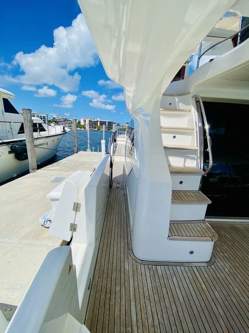 a boat on the water aboard SOMEWHERE I BELONG Yacht for Sale
