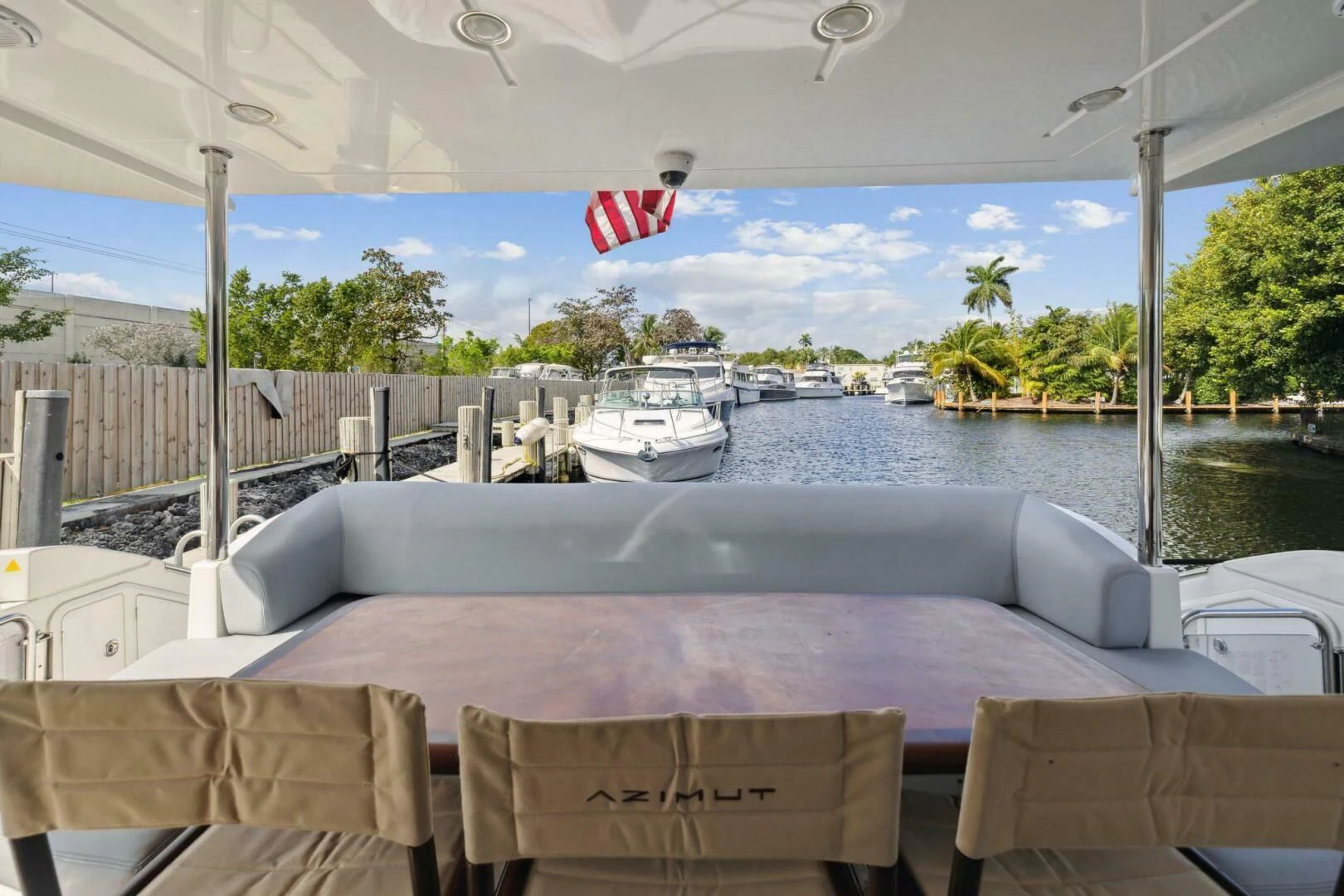 a boat on the water aboard SOMEWHERE I BELONG Yacht for Sale