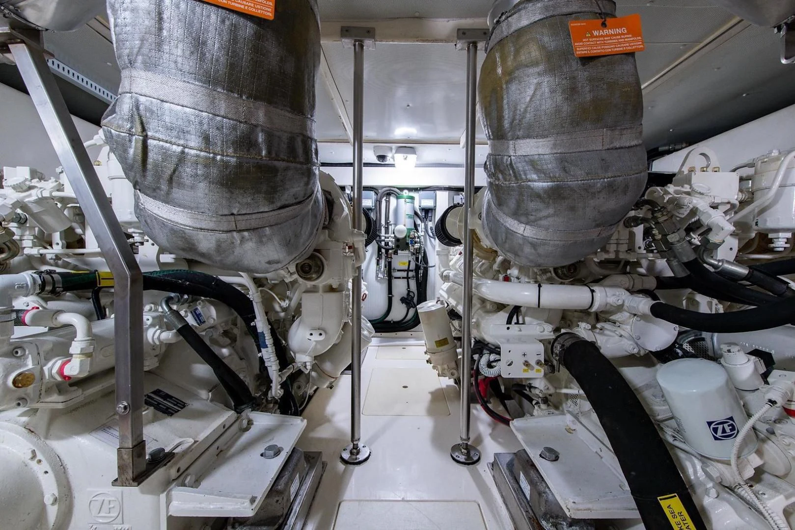 a close-up of a machine aboard SOMEWHERE I BELONG Yacht for Sale