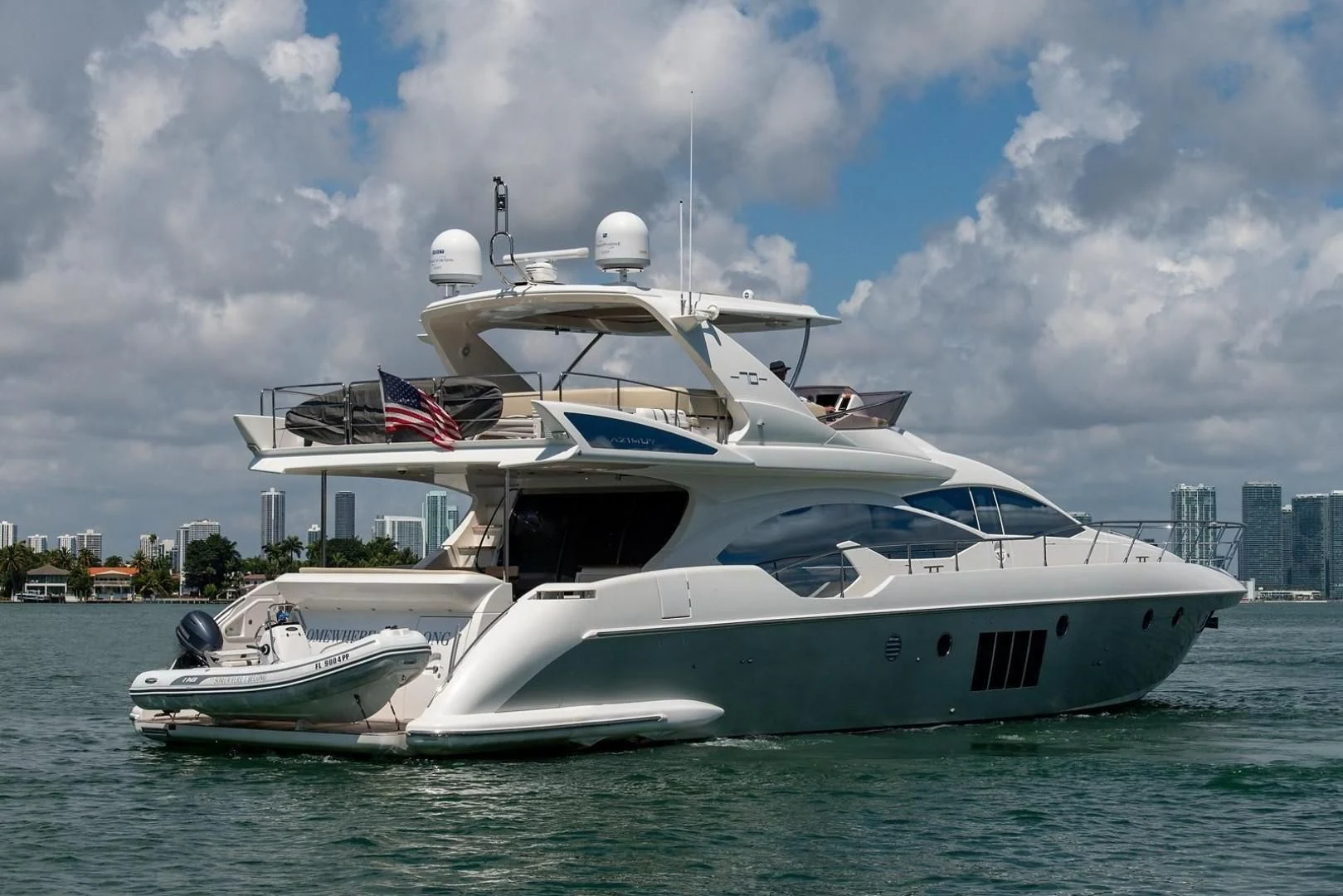a couple of boats in the water aboard SOMEWHERE I BELONG Yacht for Sale