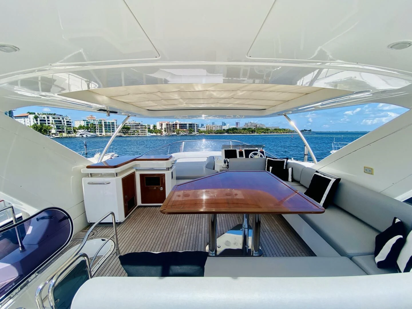 the inside of a boat aboard SOMEWHERE I BELONG Yacht for Sale