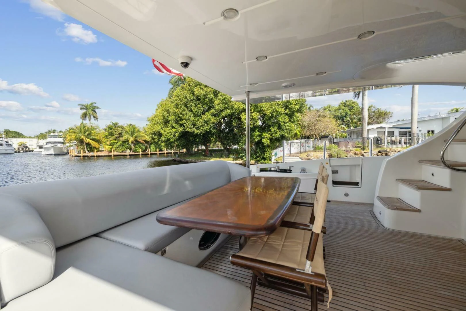 a boat on the water aboard SOMEWHERE I BELONG Yacht for Sale