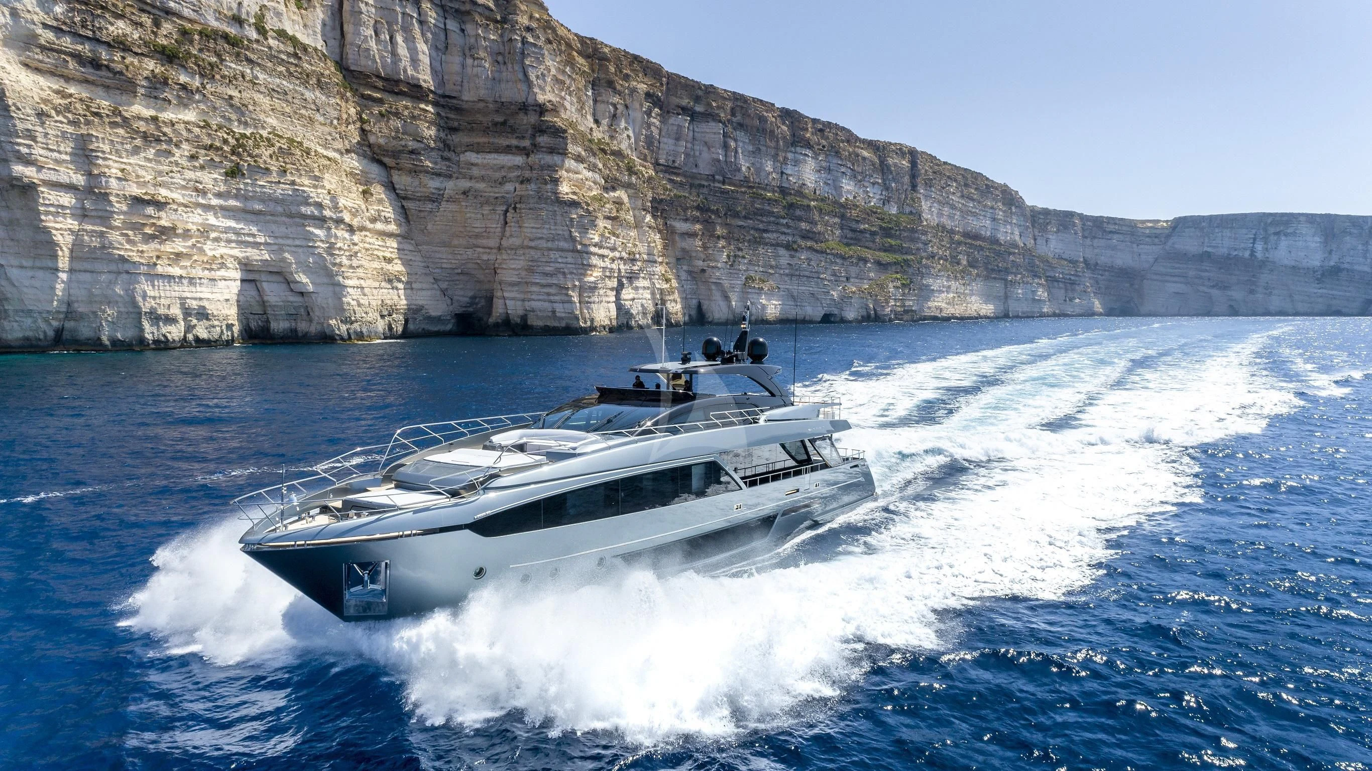 a boat on the water aboard FIGURATI Yacht for Sale