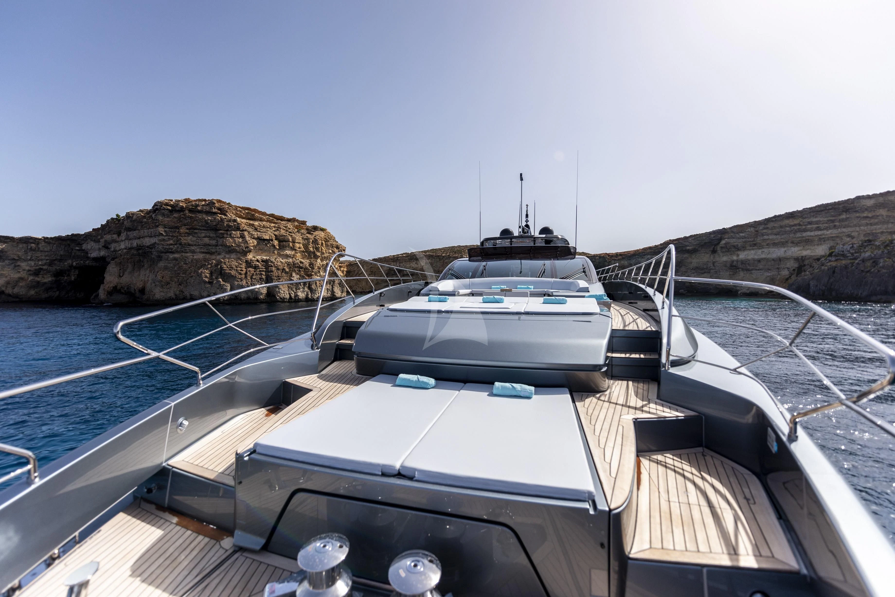a boat on a boat aboard FIGURATI Yacht for Sale