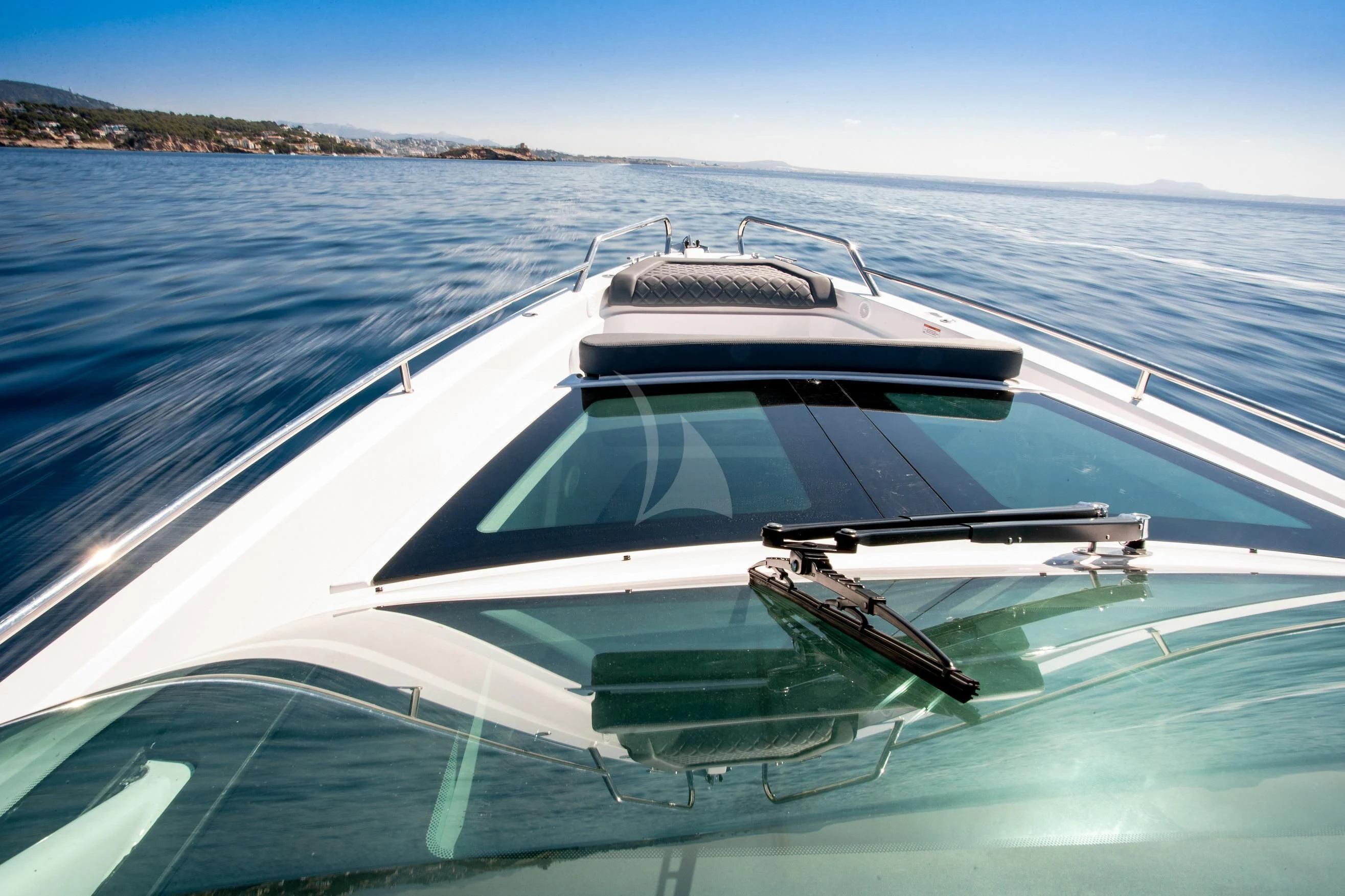 a boat on the water aboard FIGURATI Yacht for Sale