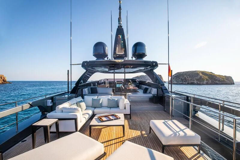 a boat on the water aboard FIGURATI Yacht for Sale