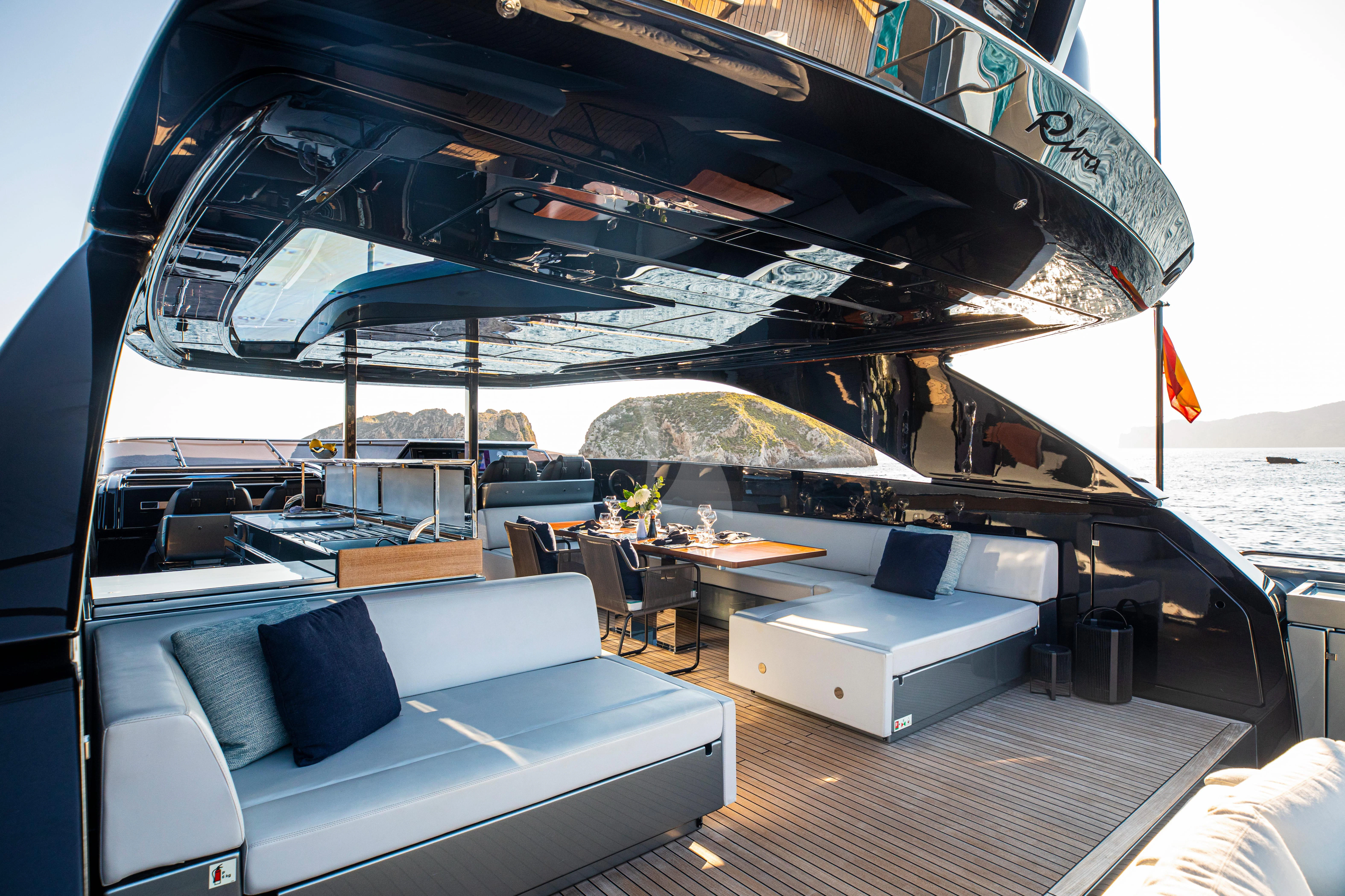 a boat on the water aboard FIGURATI Yacht for Sale