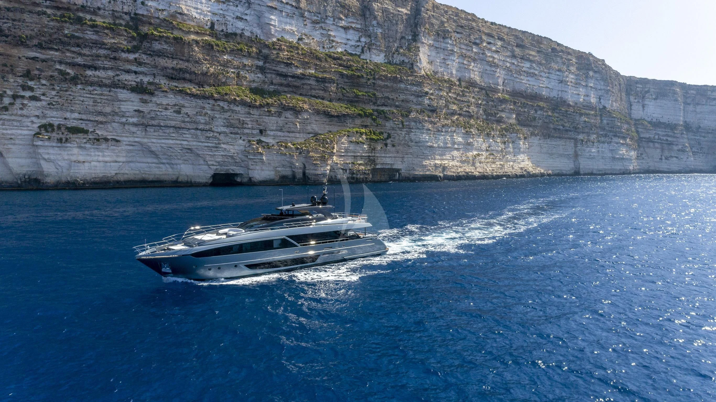 a boat on the water aboard FIGURATI Yacht for Sale
