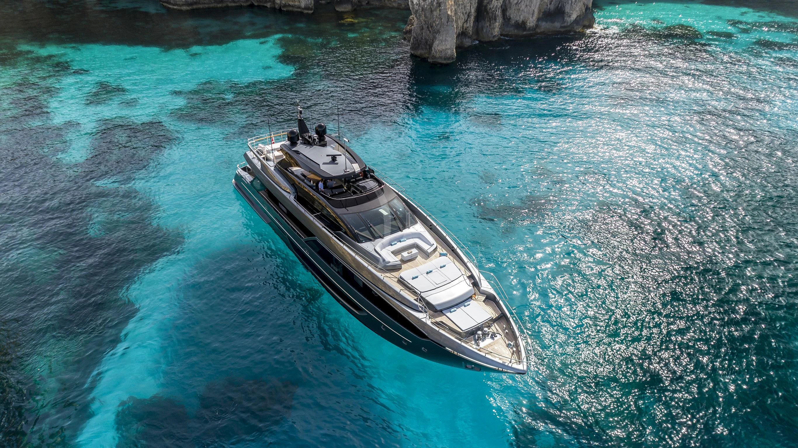 a boat in the water aboard FIGURATI Yacht for Sale