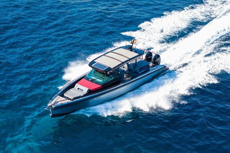 a boat on the water aboard FIGURATI Yacht for Sale