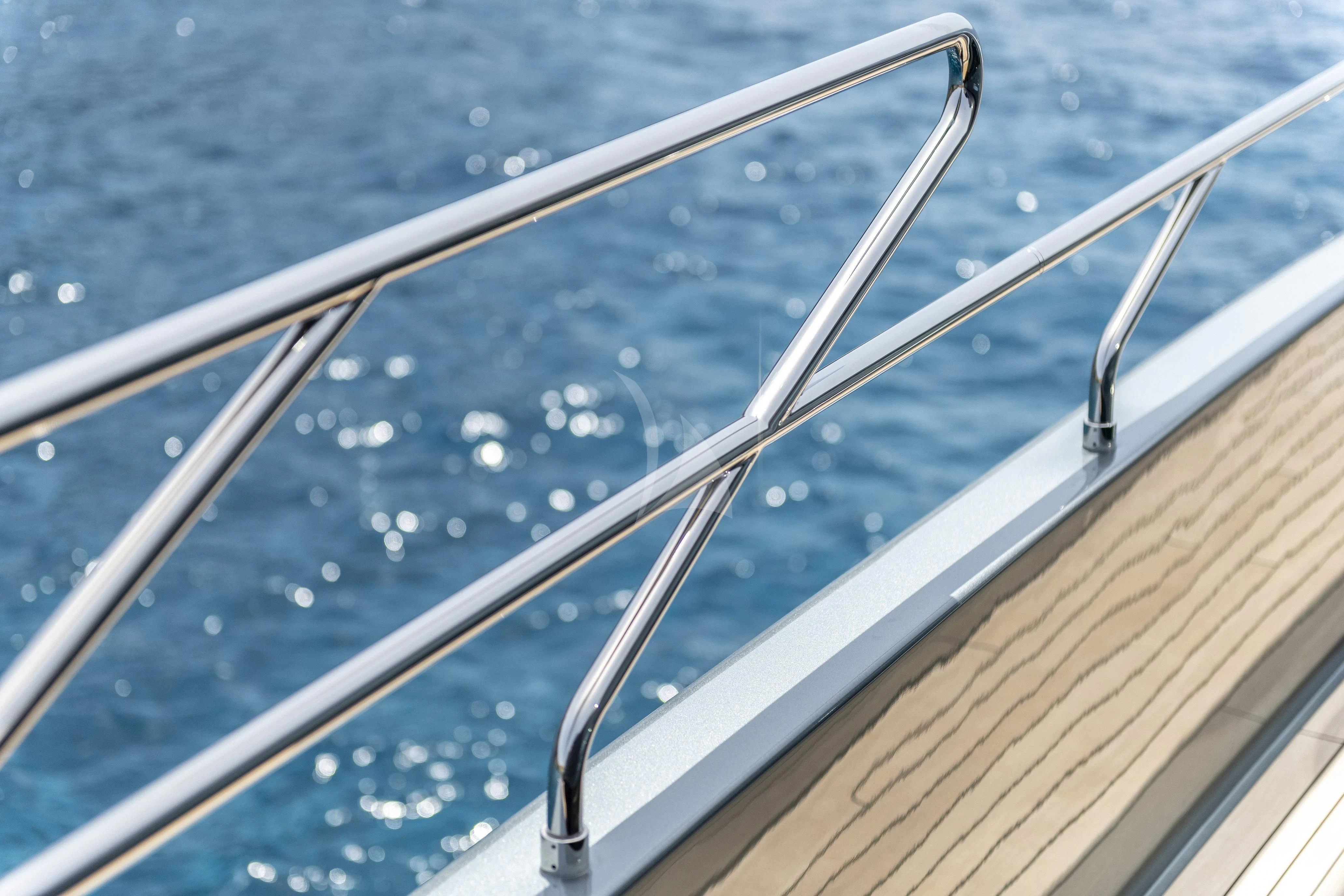 a close-up of a bridge aboard FIGURATI Yacht for Sale