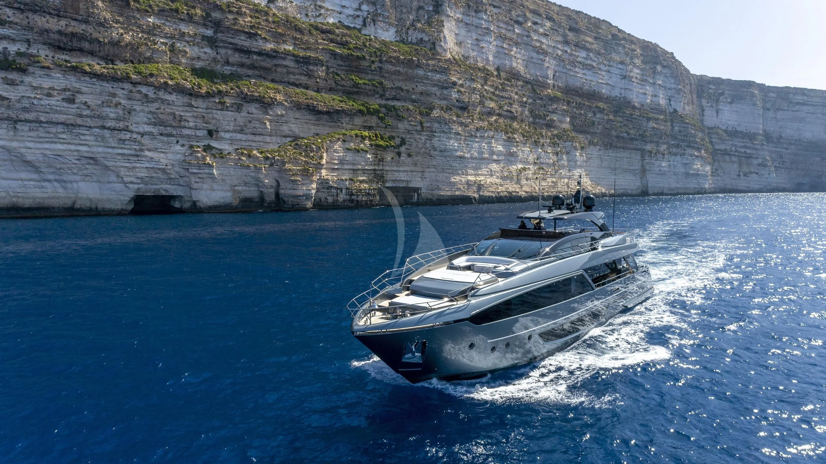 a boat on the water aboard FIGURATI Yacht for Sale