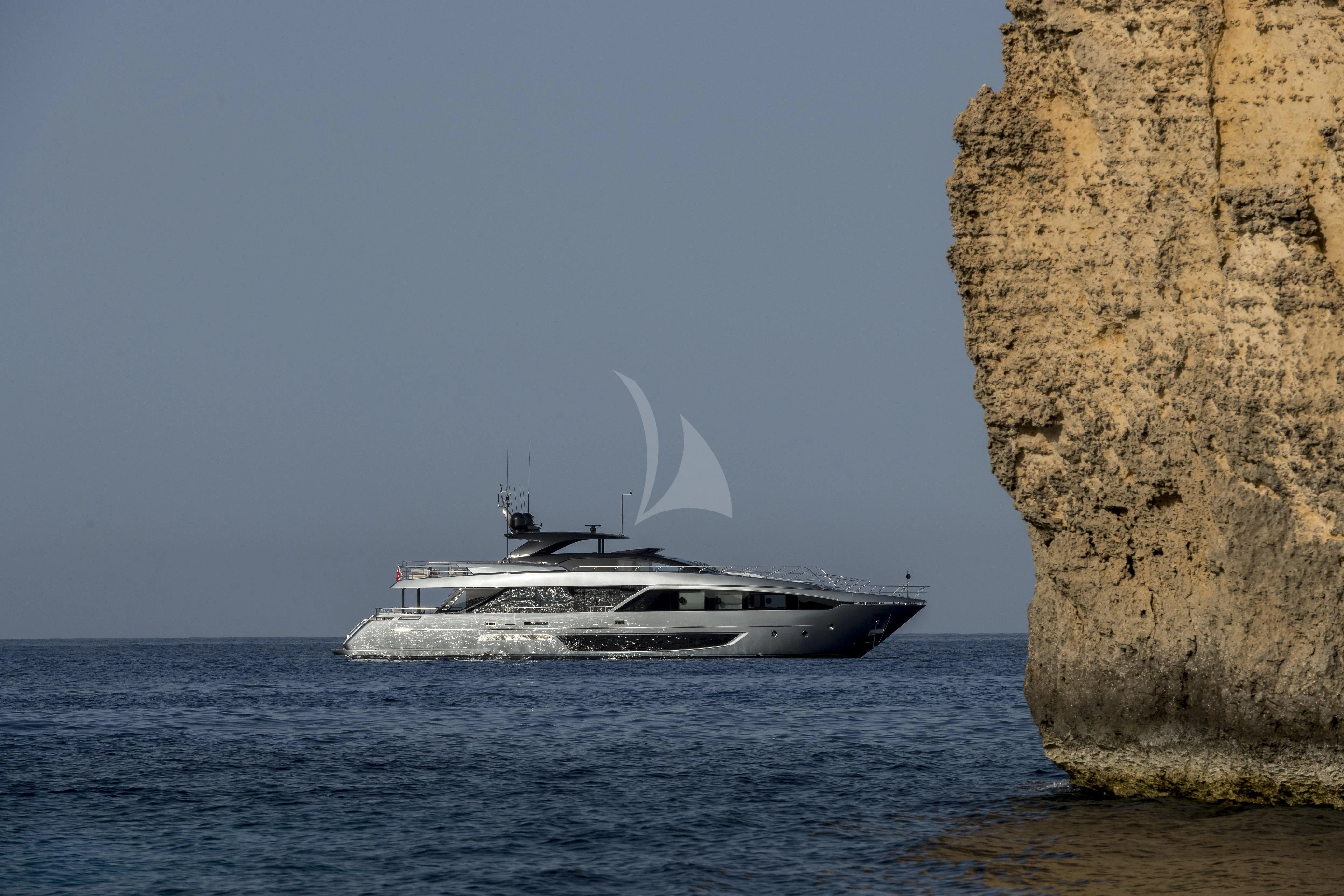 a boat on the water aboard FIGURATI Yacht for Sale