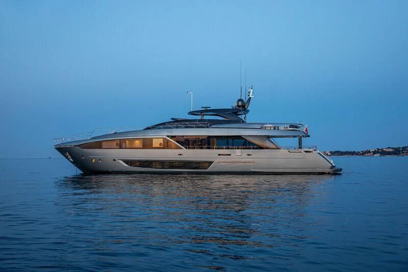a boat on the water aboard FIGURATI Yacht for Sale