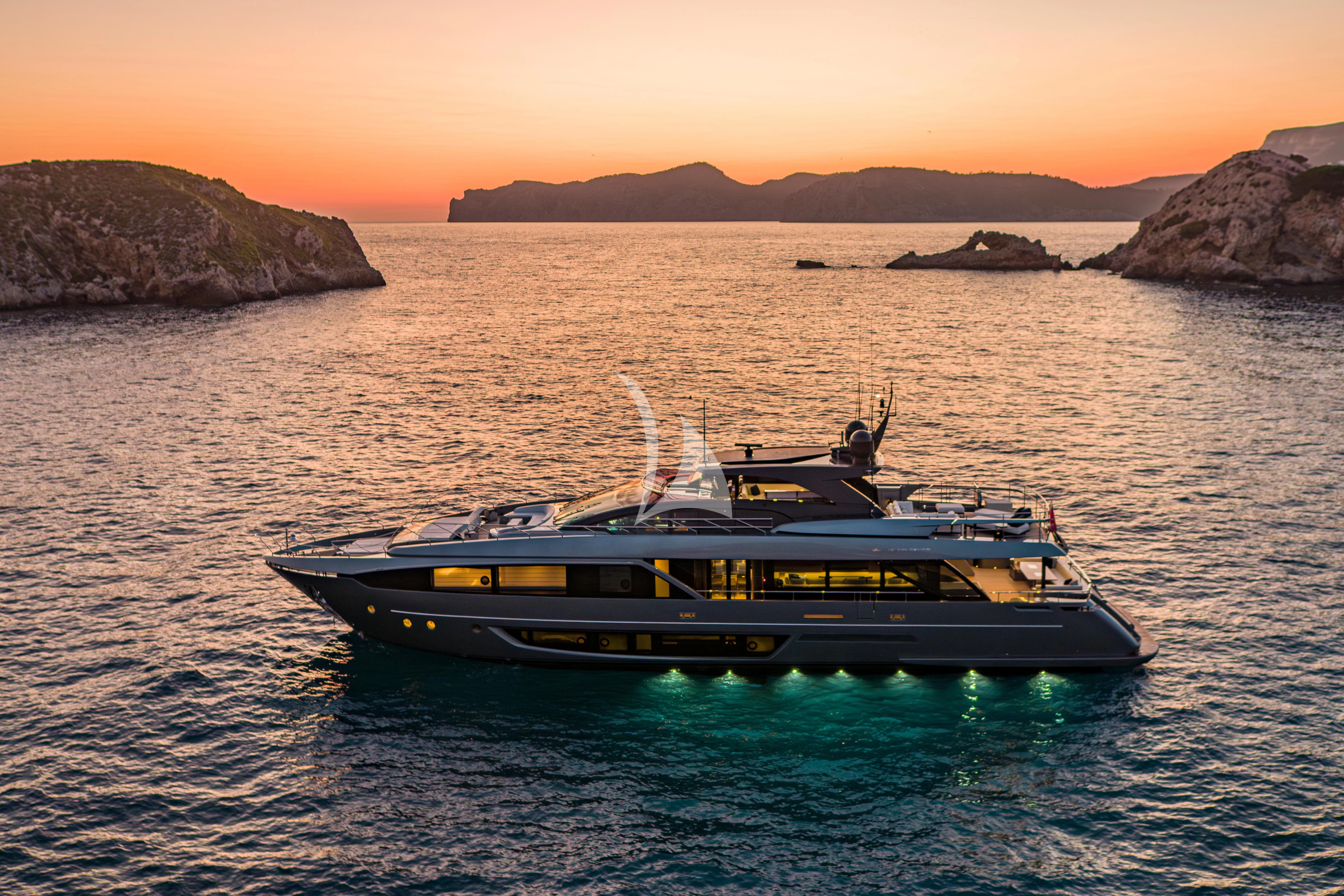a boat in the water aboard FIGURATI Yacht for Sale