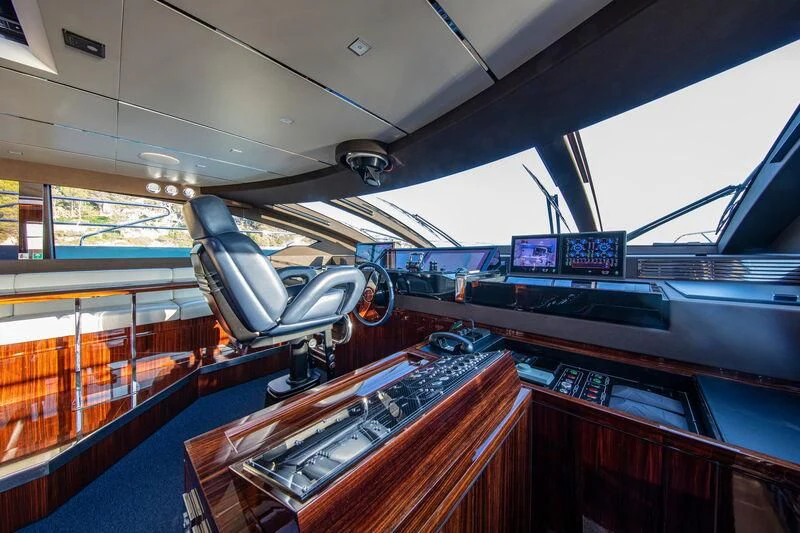 a machine on the counter aboard FIGURATI Yacht for Sale