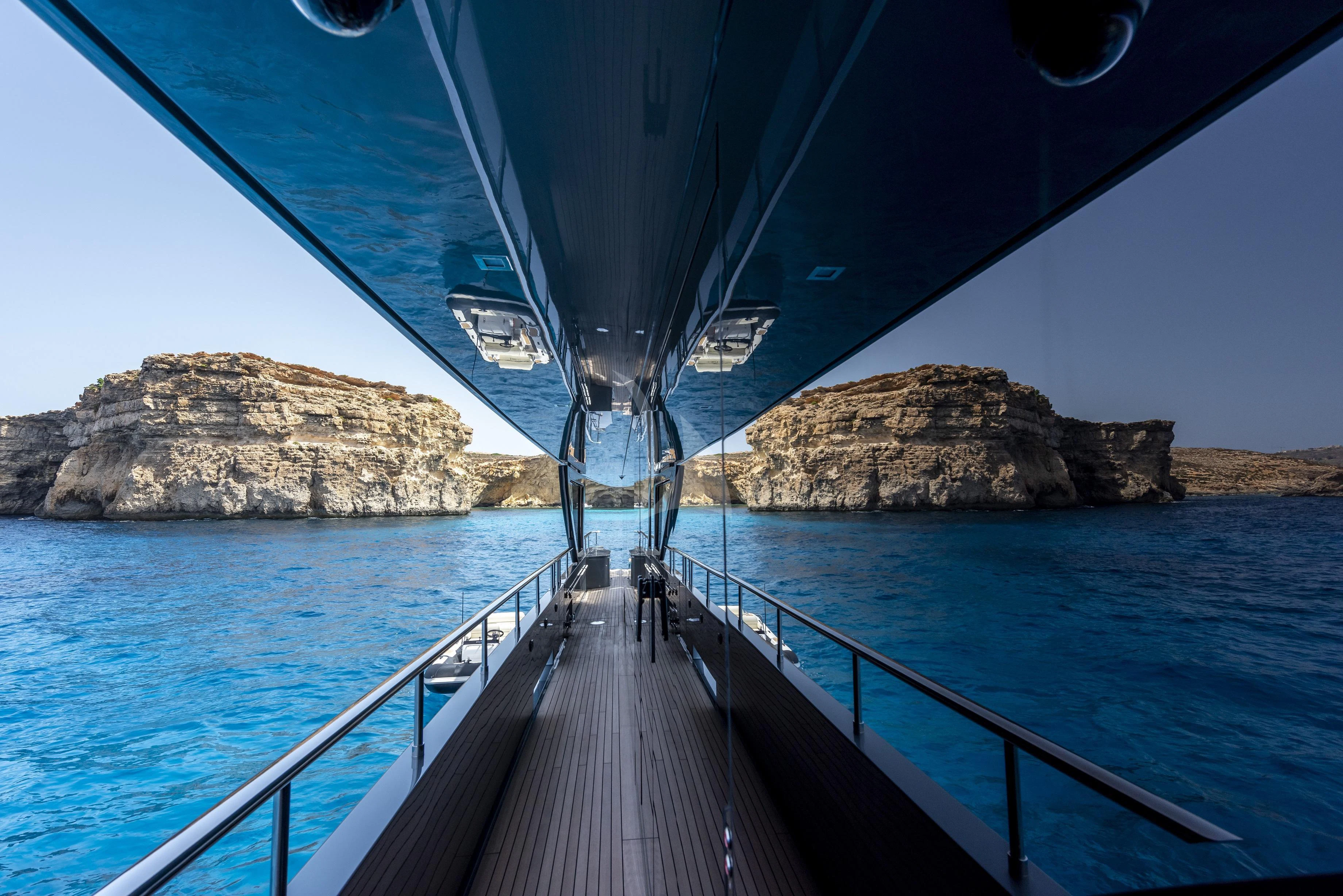 a boat on the water aboard FIGURATI Yacht for Sale