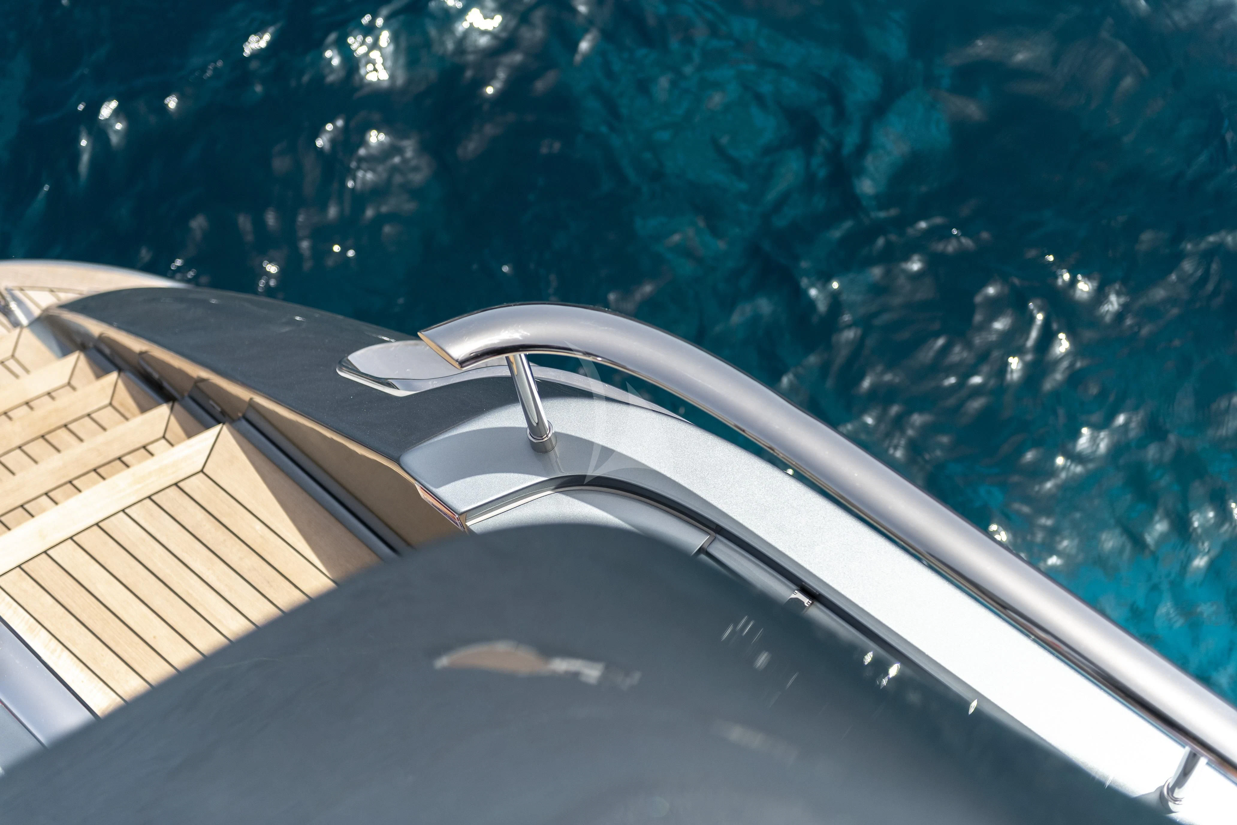 a view of a space shuttle aboard FIGURATI Yacht for Sale