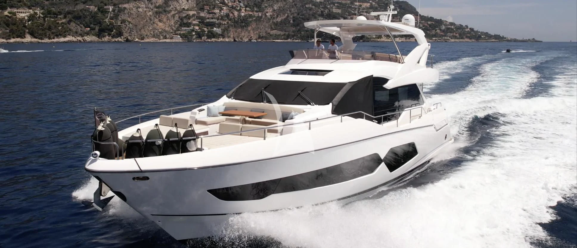 a boat with people on it aboard MIKEL ANGELO Yacht for Charter