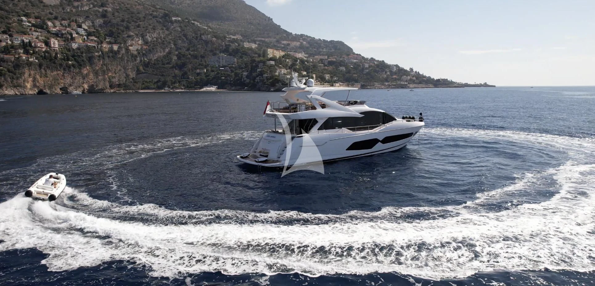 a boat on the water aboard MIKEL ANGELO Yacht for Charter