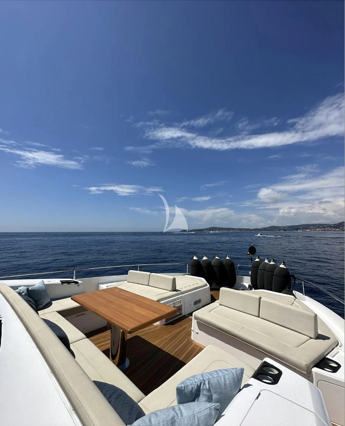 a group of people on a boat aboard MIKEL ANGELO Yacht for Charter