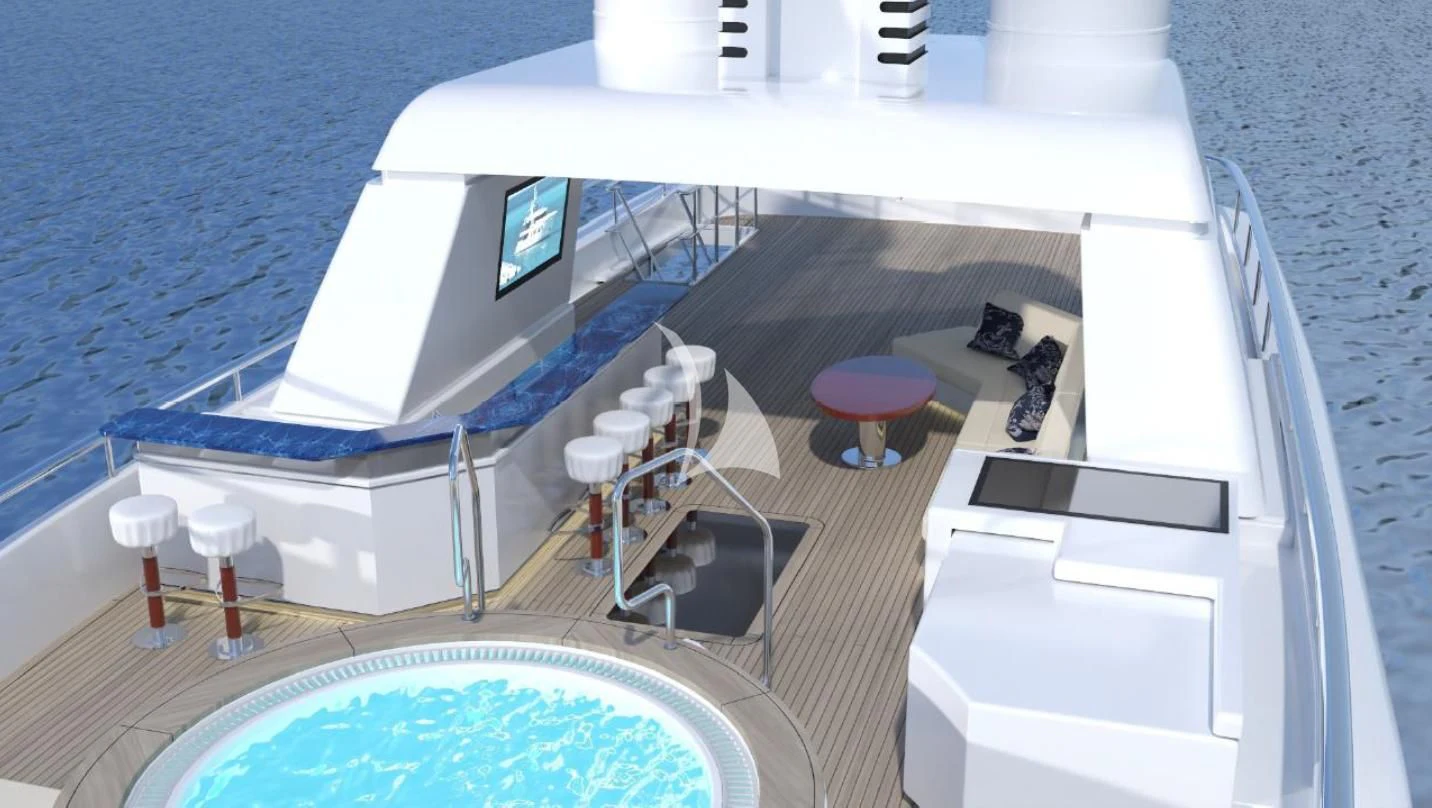 a boat on the water aboard BELLA Yacht for Sale