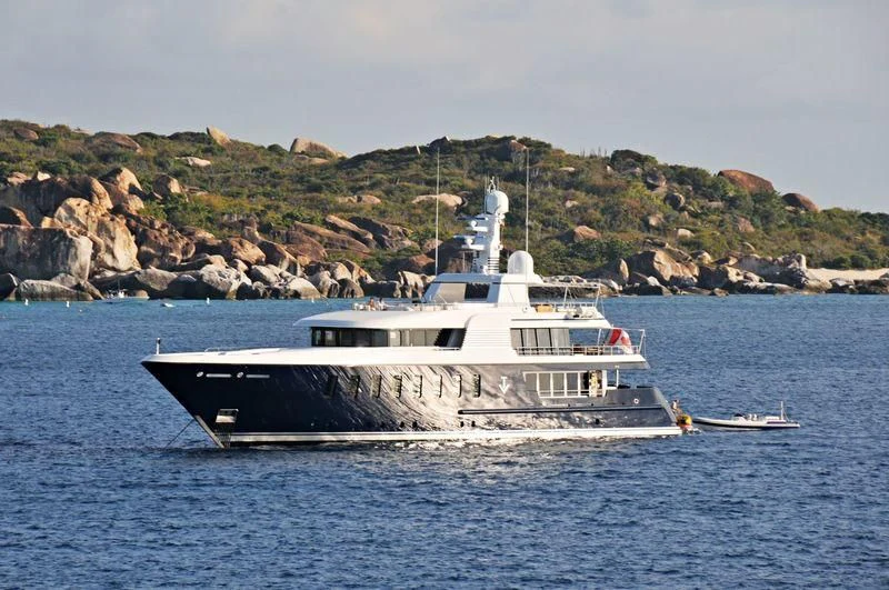 a boat on the water aboard BELLA Yacht for Sale